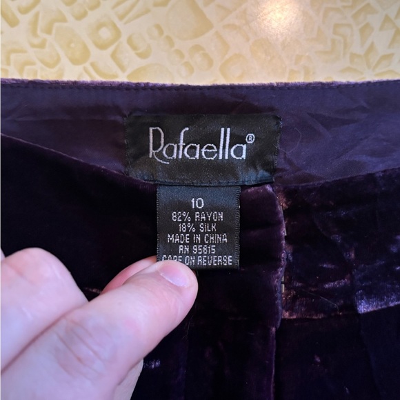 Vintage Velvet Purple Pants - Picture 6 of 9